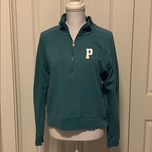 PINK 3/4 zip sweatshirt